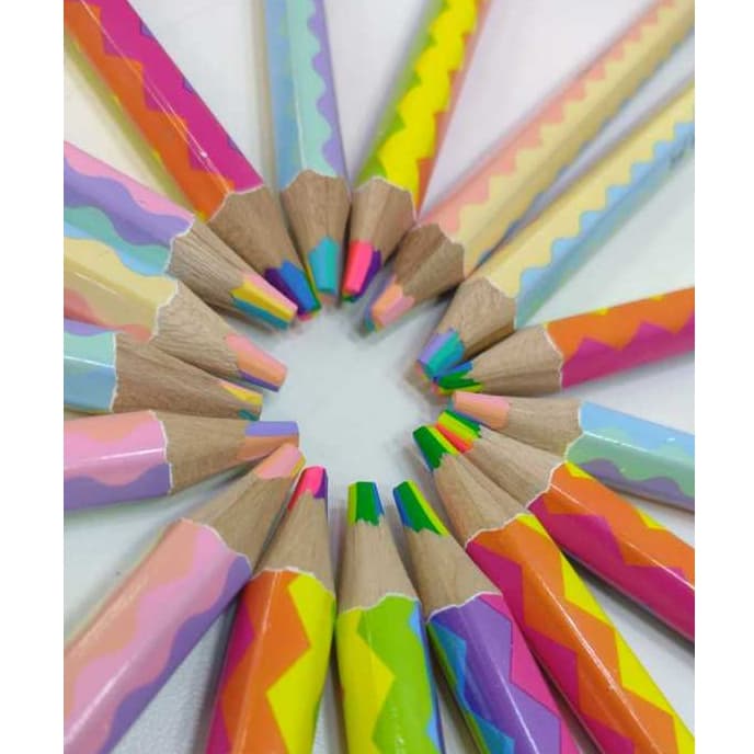 Lápis de Cor Jumbo BIG - Rainbow - BRW -1 Unidade cor a escolher