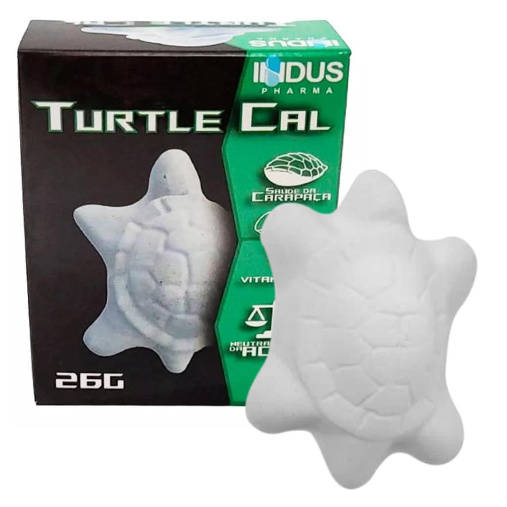 Turtle Cal Infuspharma Calcio Para Tartaruga Tigre Dagua 26g Reptocal