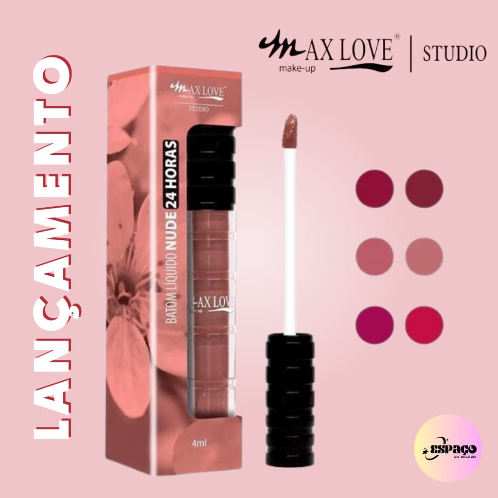 Batom Líquido Nude 24 Horas Max Love