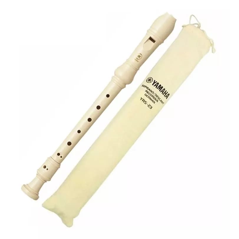 Flauta Yamaha Doce Soprano Germânica Yrs23g Original