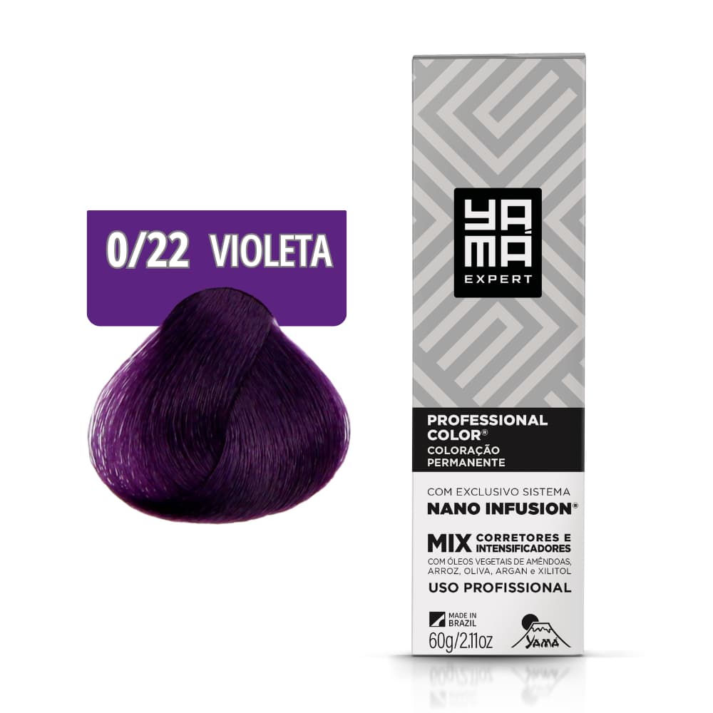 Coloração Yamá Creme Professional Color Nano Infusion Mix Violeta