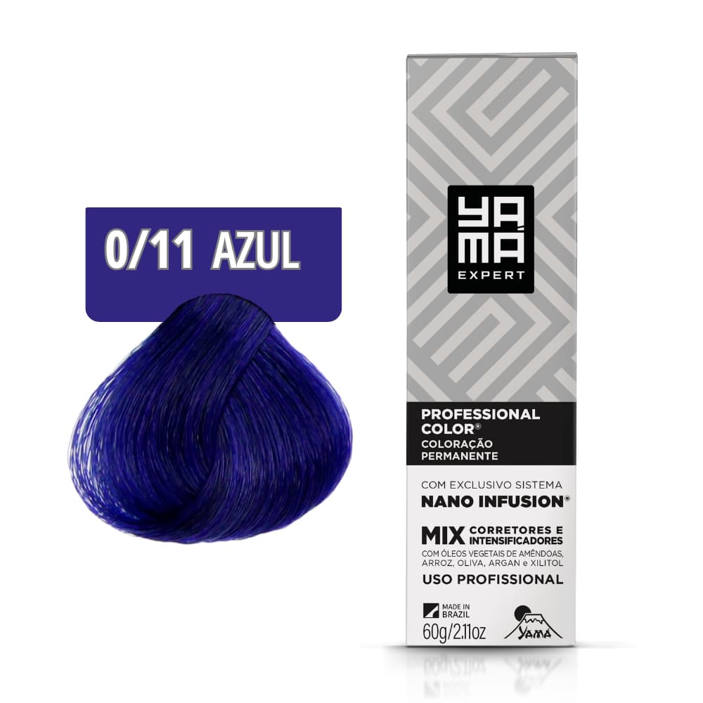 Coloração Yamá Creme Professional Color Nano Infusion Mix Azul