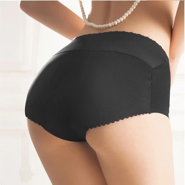 Calcinha Modeladora Cintura Alta Com Bumbum Empina Enchimento Natural Confortável Moda Feminina