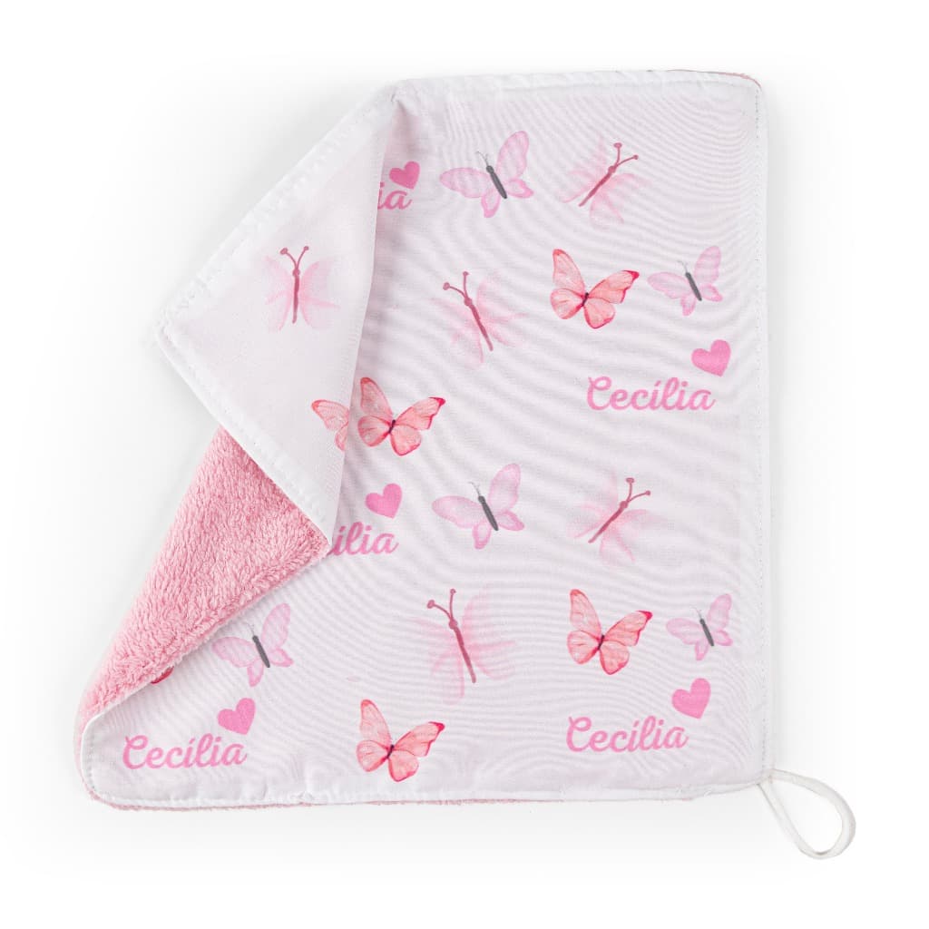 Naninha Personalizada para Bebê c/ Prendedor de Chupeta