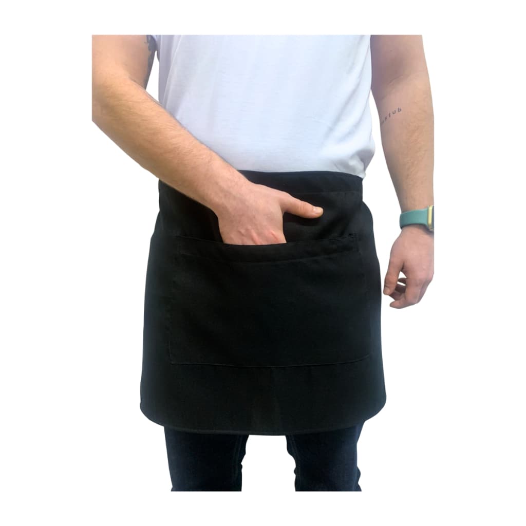 Avental Cintura Saia Para Barista Garçon Chef Cozinha Unissex Restaurante Cozinha Lanchonete