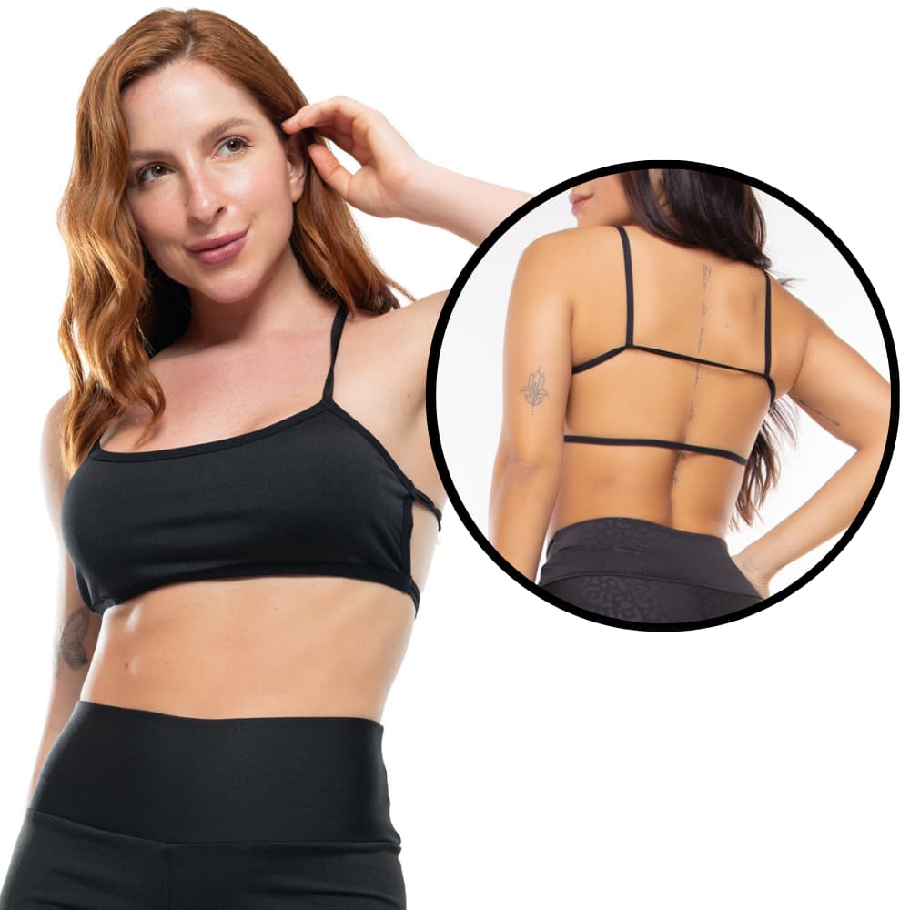 Top Cropped Costa Nua Faixa Fitness Alcinha Sem Bojo Moda Gringa Blogueira Verão