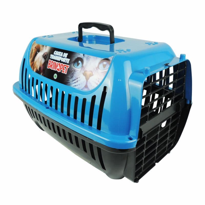 Caixa Transporte Pet N°2 Para Cachorros Pequenos E Gatos - Brinqpet