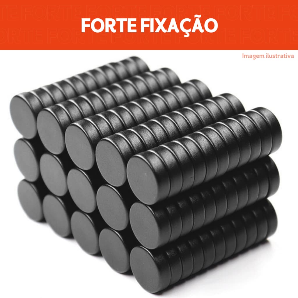 Imã - Kit C/ 100 - Diversos Tamanhos Mazzal