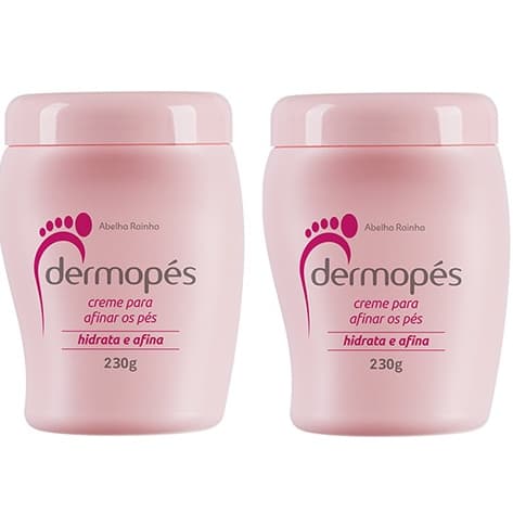 Kit Dermopés 2 Cremes Para Hidratar e Afinar Os Pés 230g cada