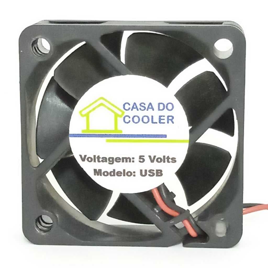 COOLER MICRO VENTILADOR  USB 05V 5CM P/REFRESCAR REFRIGERAR EQUIPAMENTOS ELETRONICOS
