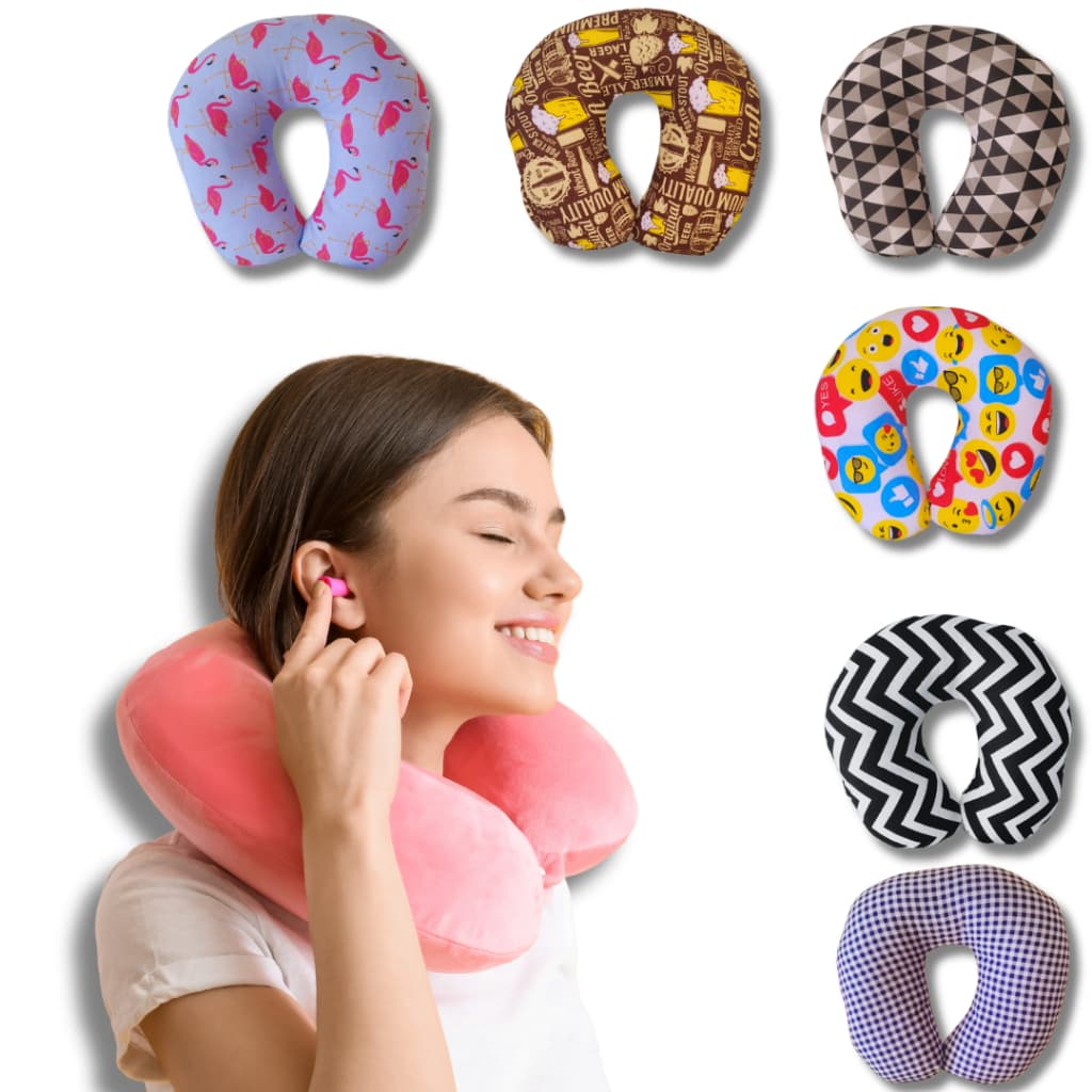 Travesseiro Almofada De Pescoço Adulto Para descanso Viagens encosto de viagem Encostinho de cabeça