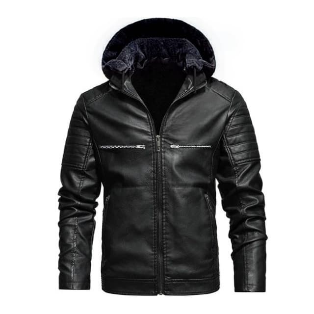 Jaqueta Modelo Masculino Couro Forrada Inverno
