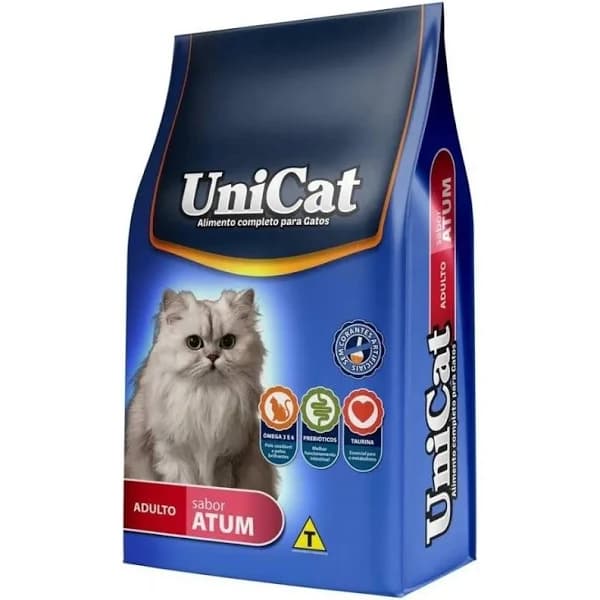 Ração Para Gatos Unicat Sabor: Atum 10,1Kg Sem Corantes Artificiais PRODUTO ORIGINAL LACRADO