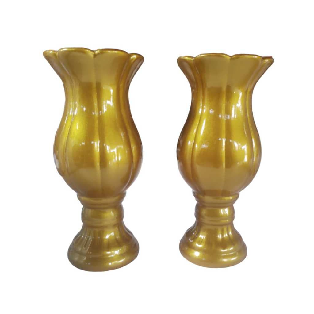 KIT 2 VASOS TUPIPA MD CERAMICA P\ DECORAÇÃO DE FESTA 30X13