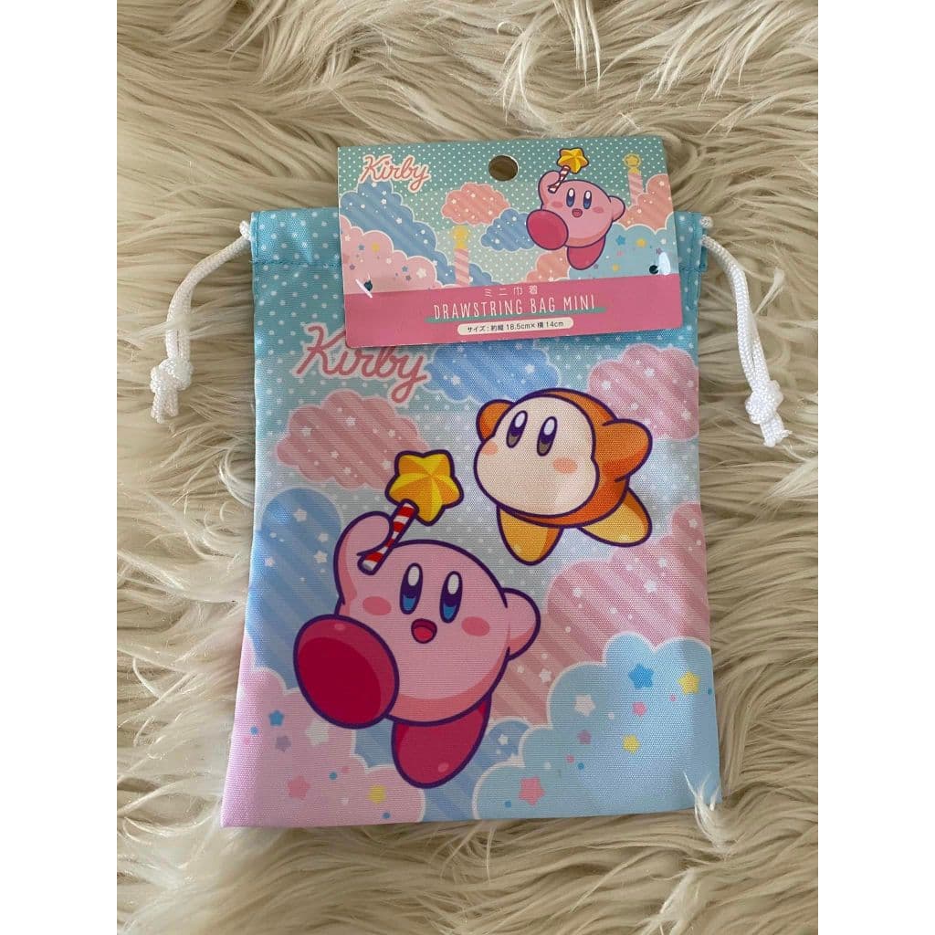Mini Bolsa Saquinho Com Cordão Kirby e Waddle Dee My Melody & Kuromi.