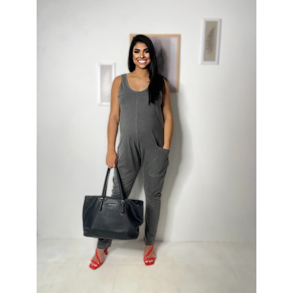 Macacão Saruel Gestante - Grávida Maternidade