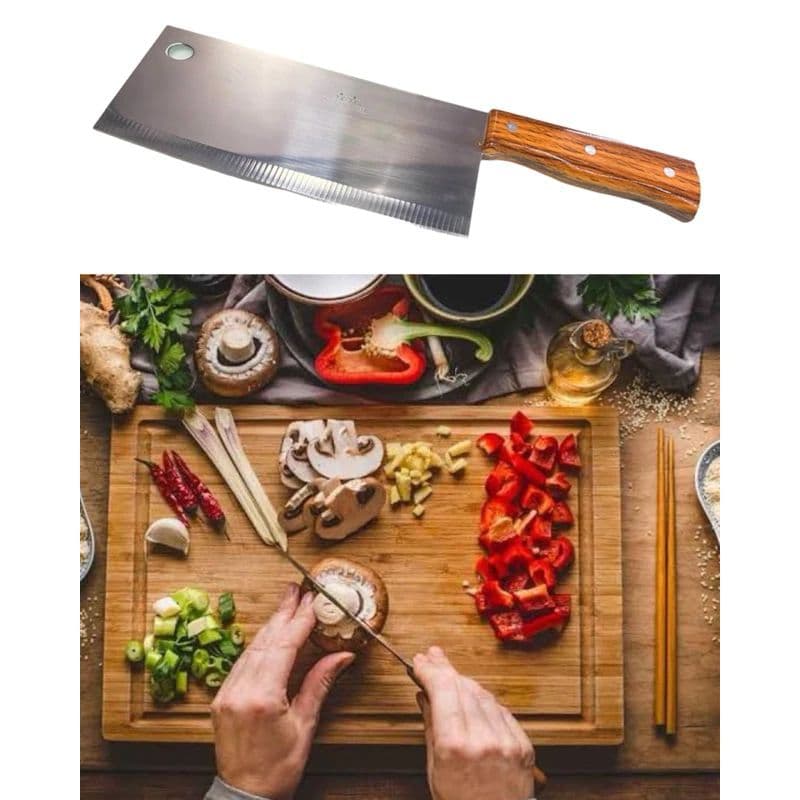 Cutelo Cozinha Faca Profissional Grande Churrasco Cortar Osso 28cm 14904