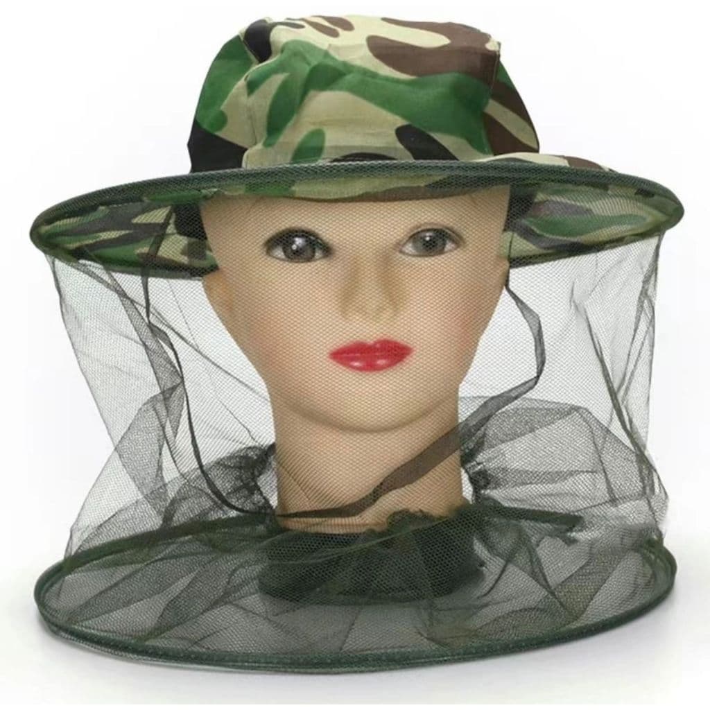 Chapéu De Pescaria De Abelha Camuflagem Para Pesca Anti Pernilongo