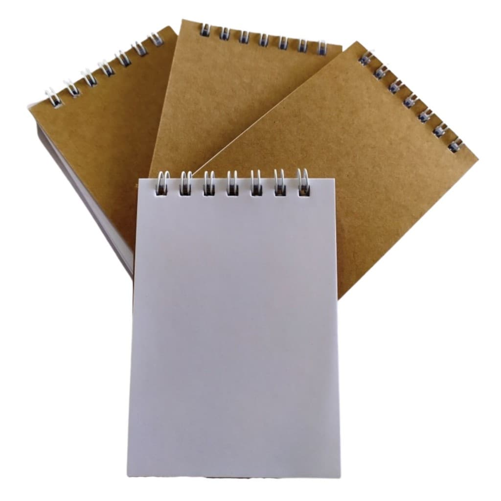 10 Blocos De Anotação Rascunho Espiral 10x7 Com 50 Folhas