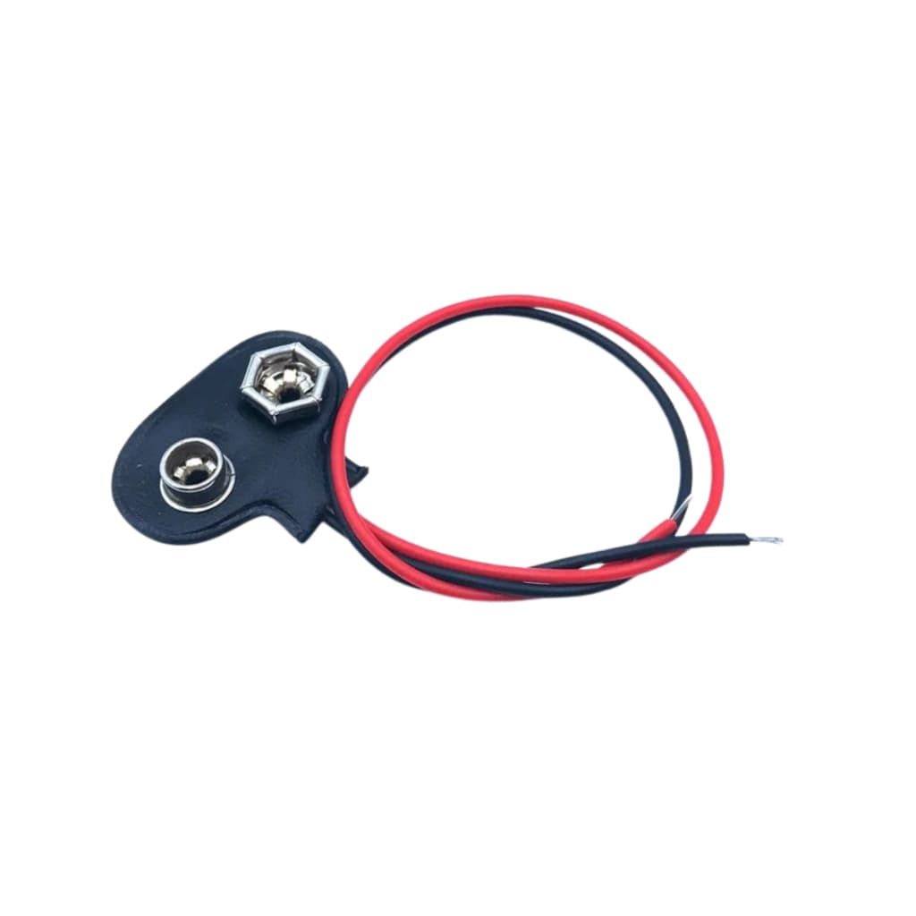 Clip Plug Para Bateria 9v Em I - Sem Conector P4 [ CÓDIGO 1007 ]