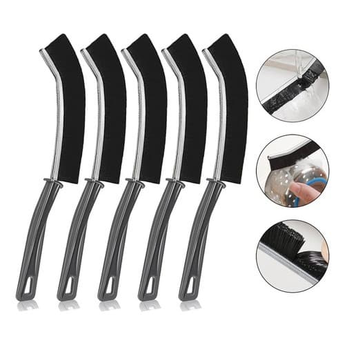 Escova Limpa Cantos Trilhos Frestas E Azulejo Limpeza Pesada