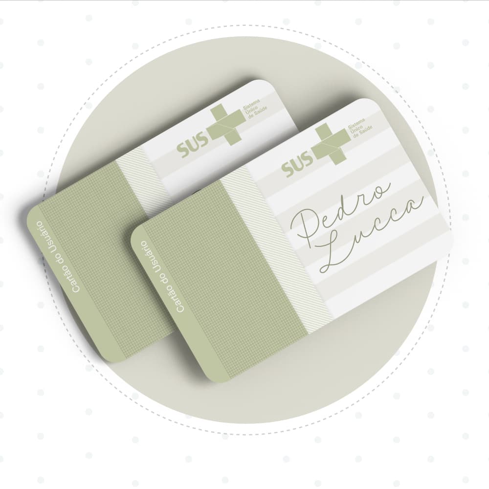 Cartão SUS Personalizado Vários Temas Menino e Menina / Crianças - Decorado - Saúde Customizado