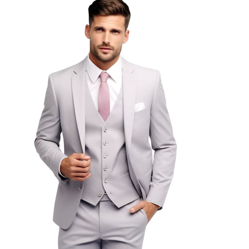 Terno Slim Executivo Oxford Premium - Calça+Paletó