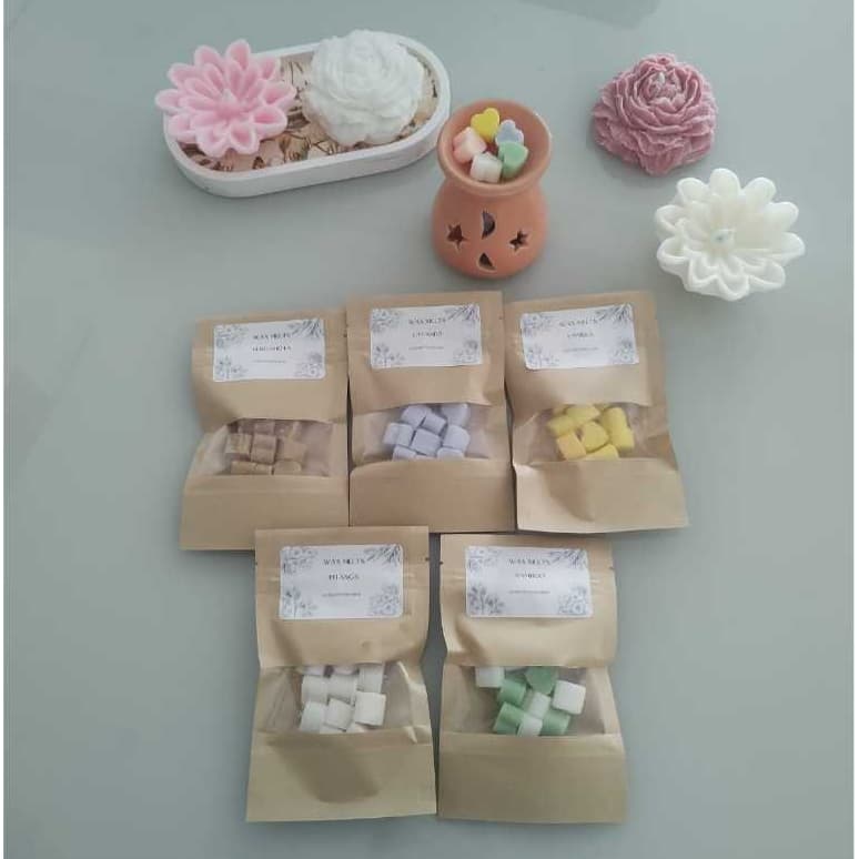 KIT 3 pacotinhos Wax Melts 16gr cada - Pastilhas Aromáticas escolha o seu preferido.