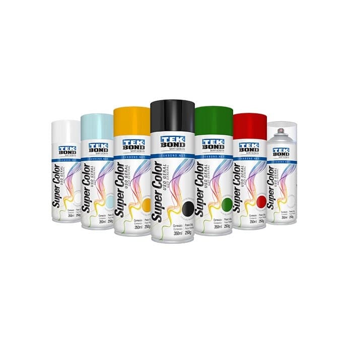 TINTA SPRAY USO GERAL TEKBOND VÁRIAS CORES 350ML