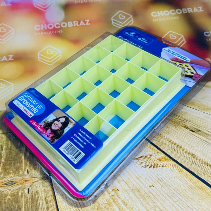 CORTADOR MINI BROWNIE 3,5x3,5 BLUE STAR LANÇAMENTO//