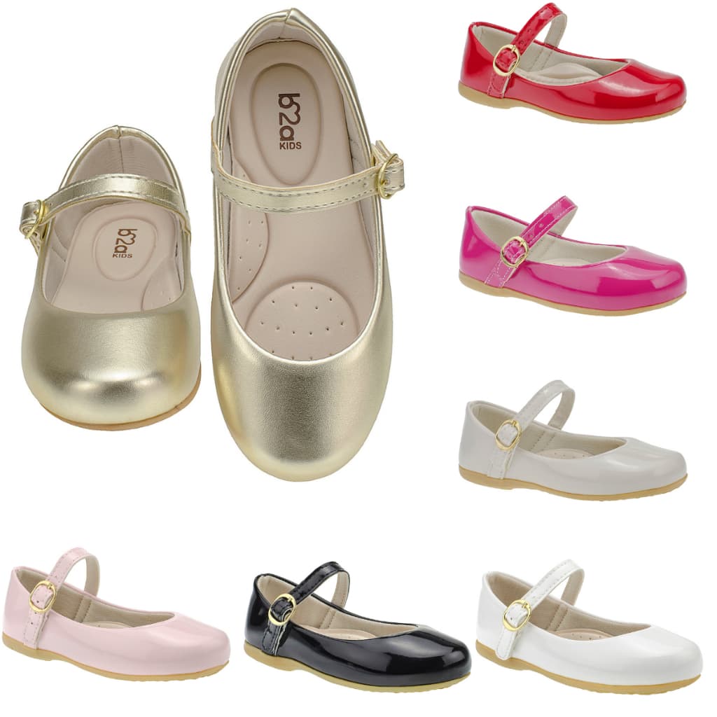 Sapatilha Infantil Menina Verniz Moda Voltas as Aulas Casamento Feminina Batizado 2001 - 20 ao 27