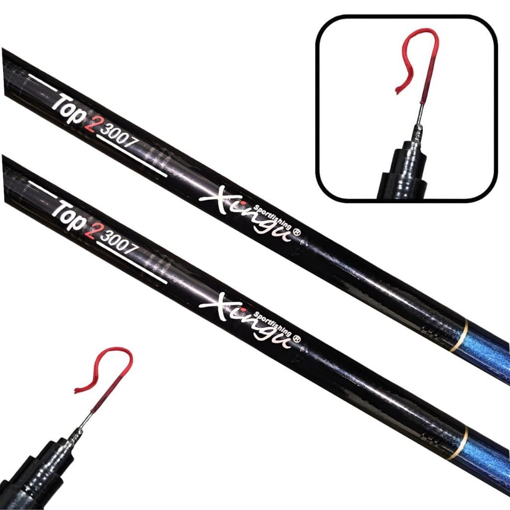Kit de Pesca 2 Varas Telescopica Enrolador Linha Capa Transporte Pescaria Profissional Caniço Fibra Tilapia Lambari