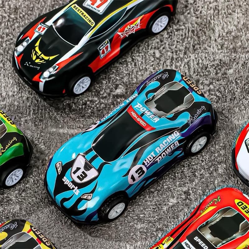 KIT 5 Carrinhos Ferro Coleção Estilo Relâmpago, Brinquedos racing Carro Radical