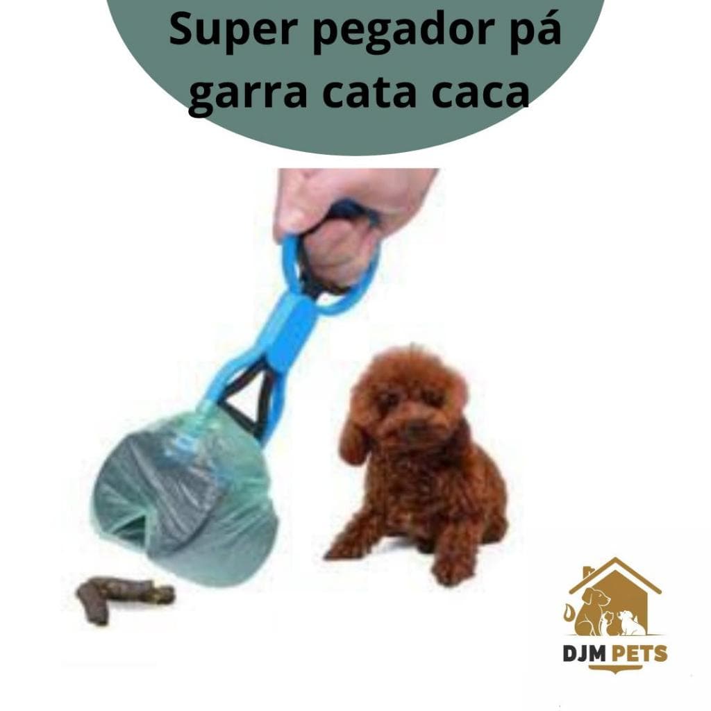 Coletor de Fezes para Pets com Pá e Recipiente – Higiene para Passeios