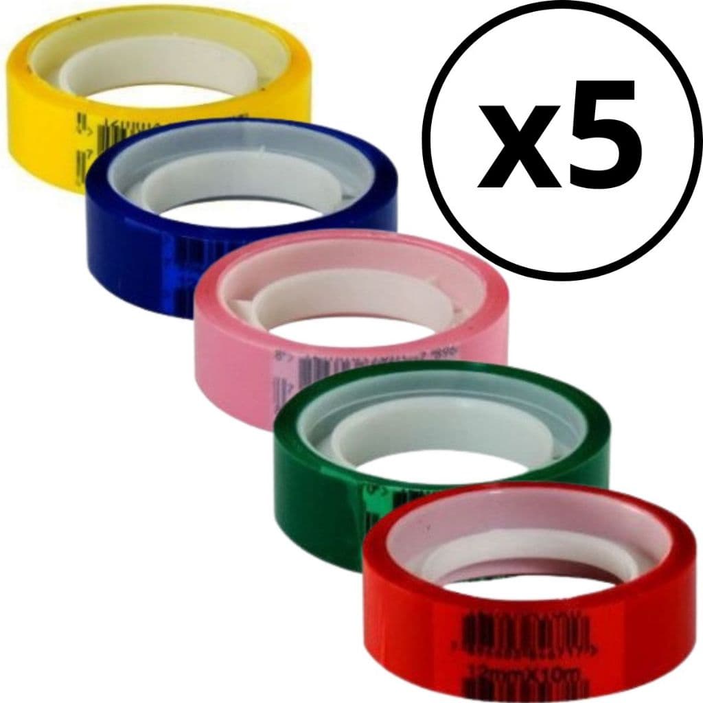 Fita Adesiva Colorida 12mmx10m Adelbras