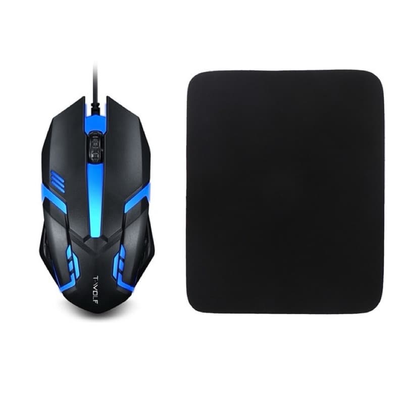 Kit Mouse RGB com Mousepad