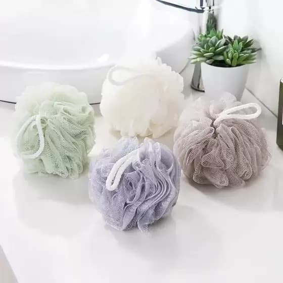 Esponja De Banho Suave Plus E Macia Colorida Bucha Esfoliante para Banho - Nylon