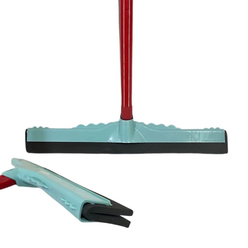 Rodo Duplo Plastico 30cm Com Cabo Resistente