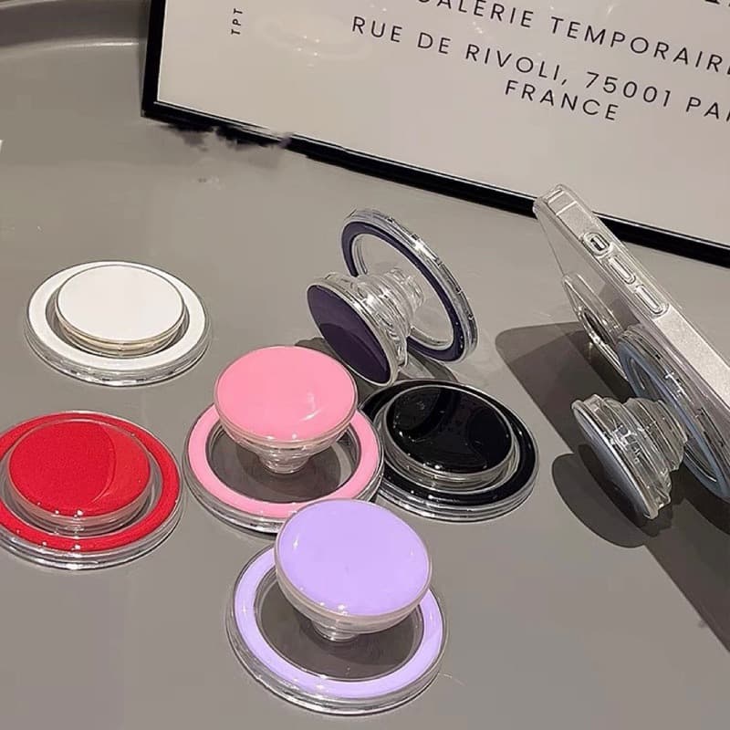 Suporte Magnética Cor Pastel Para Capinha Magsafe Celular Mesa Apoio