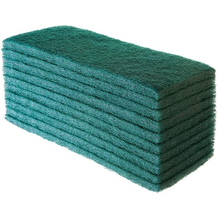 Fibra Bucha Esponja Limpeza Pesada Verde Lava Piso Azulejo
