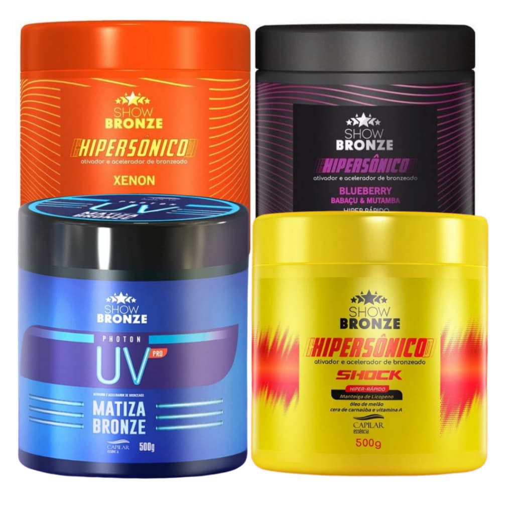 Ativador Hipersônico Show Bronze - Capilar Essência 500g