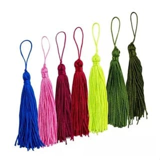 Pingente Tassel De Seda - 10 unidades - Diversas Cores