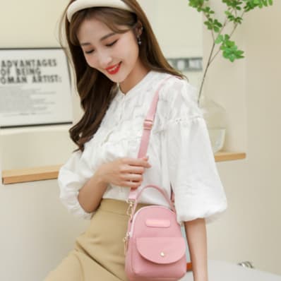 Bolsa Feminina Porta Celular Tipo Carteira Transversal Zíper ref: 802