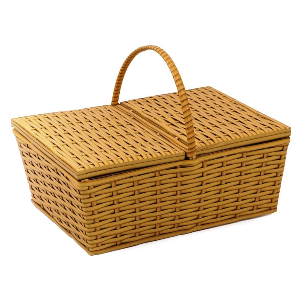 Cesta Piquenique De Fibra Sintética 47x31x19 Grande