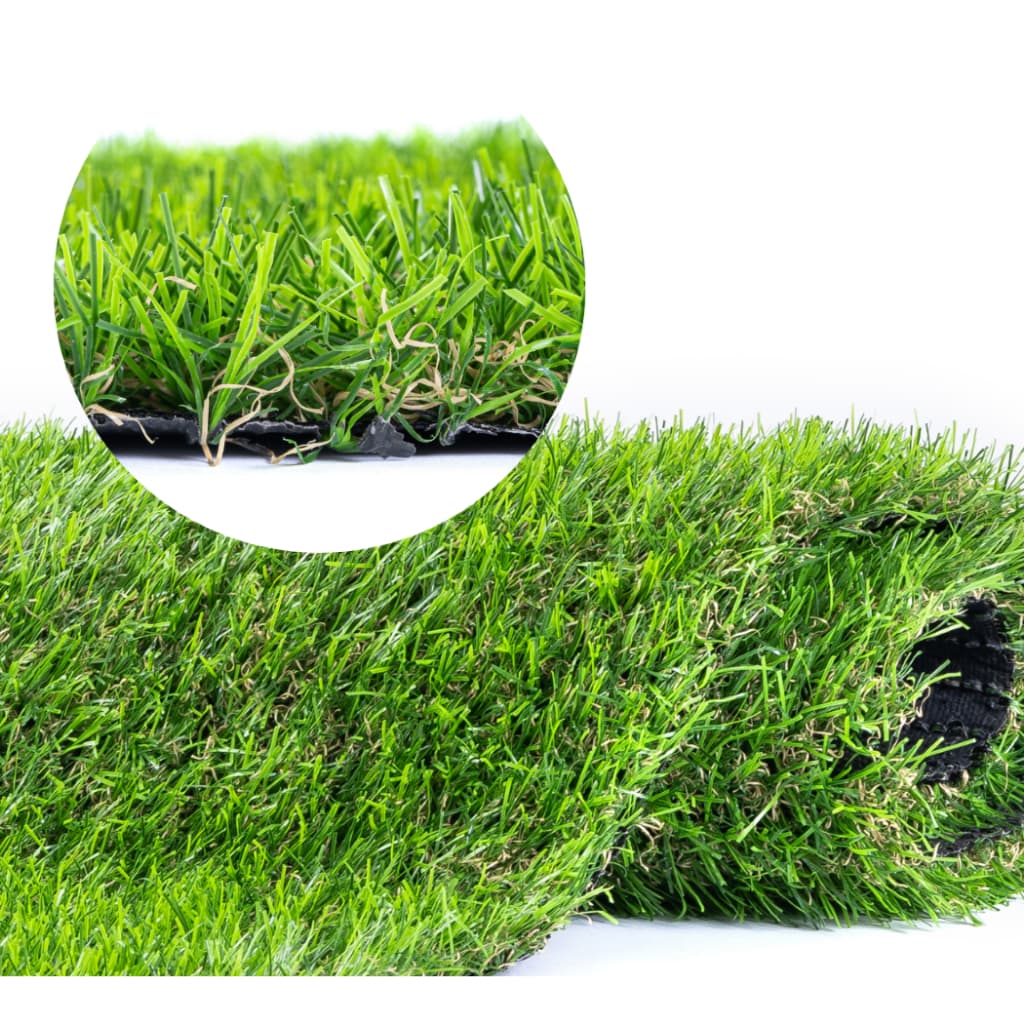 Grama Sintética 30mm Semelhante Natural Bicolor Soft -  0,50m²(100cm x 50cm).