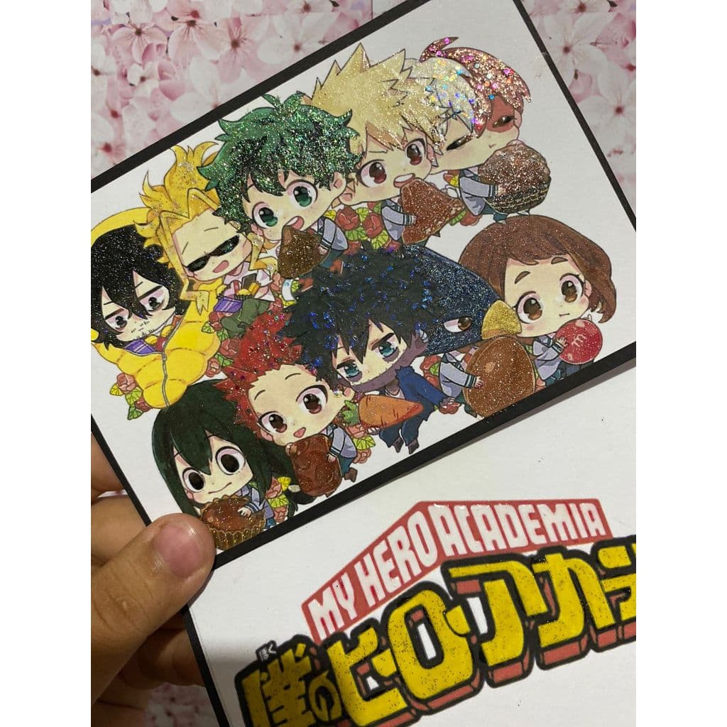Cartão personalizado my hero academia