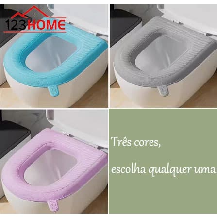 Capa Proteção Assento Sanitário À Prova D'água com Espuma - Acessórios De Banheiro