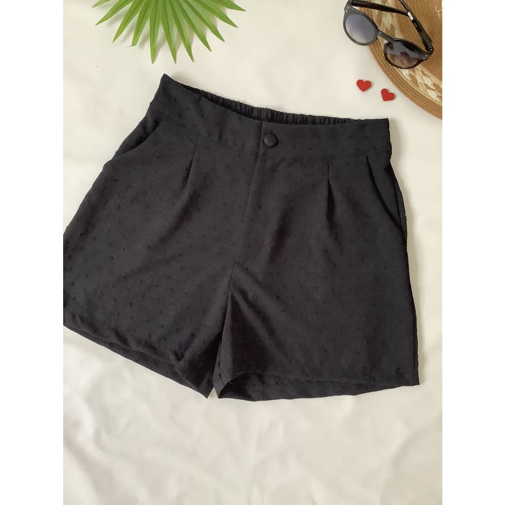 short de duna pipoca basico com bolso com forro e elastico traseiro  sht-13