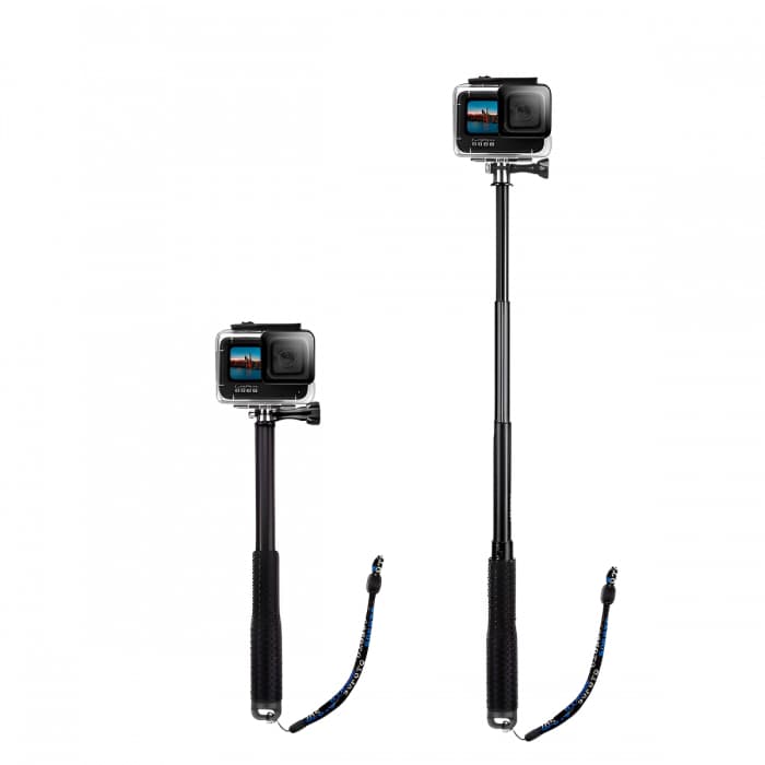 Bastão Extensor Alumínio Longo Pau de Selfie para Câmera de Ação GoPro e Similares
