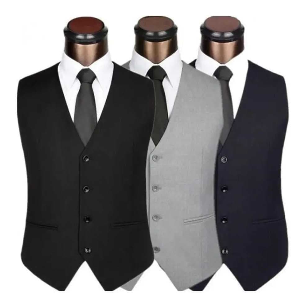 Colete Social Slim Masculino Oxford Premium - Envio Imediato